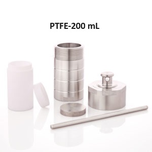 HYDROTHERMAL AUTOCLAVE REACTOR PTFE~200 mL (SAFE TEMP – 200°C)